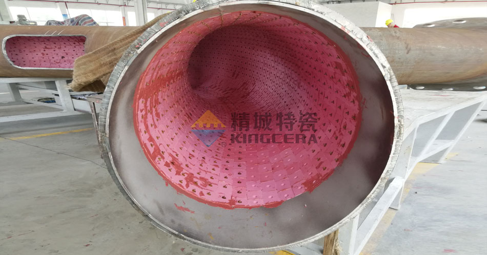 內襯耐磨陶瓷管